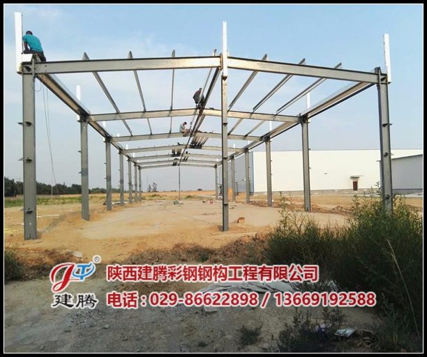 陕西诚信制药有限公司钢结构库房顺利竣工