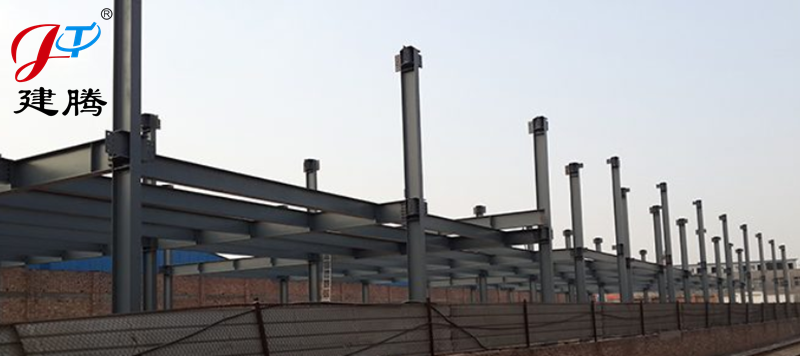 红旗建材市场二层钢结构框架