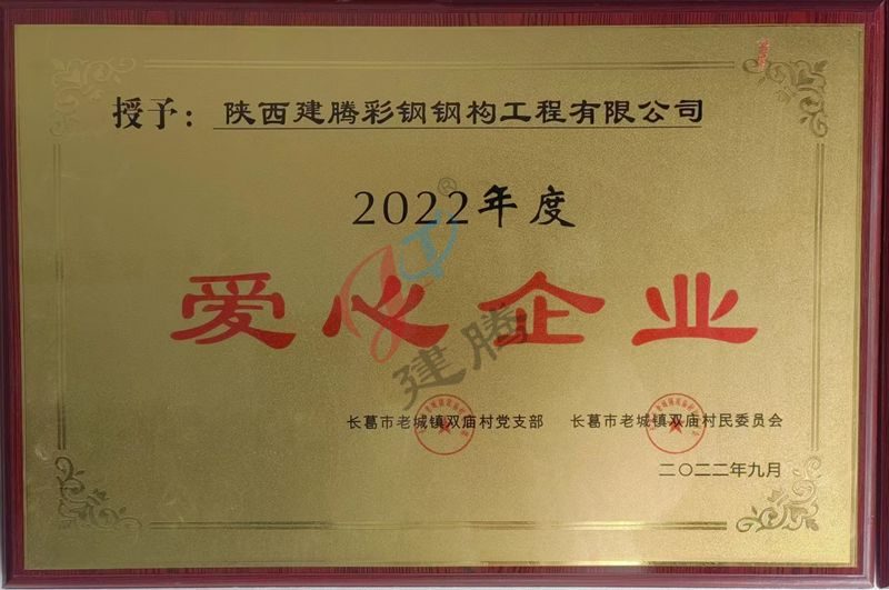 2022年度爱心企业